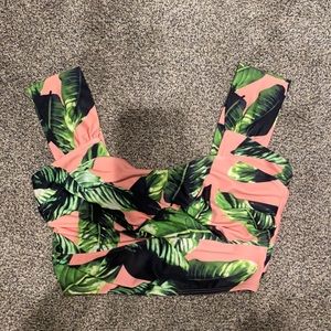 ALBION izabal print bikini top